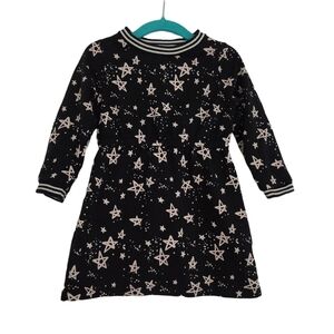 Gymboree Black Star Long Sleeve Skater Dress‎